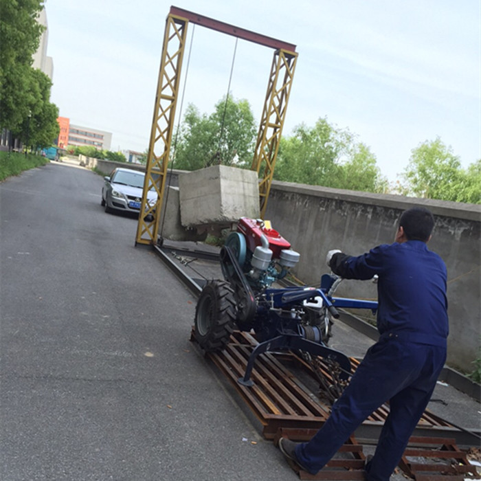 定制适用手扶拖拉机绞磨电缆牵引机机动绞磨柴油机动绞磨机电力施工