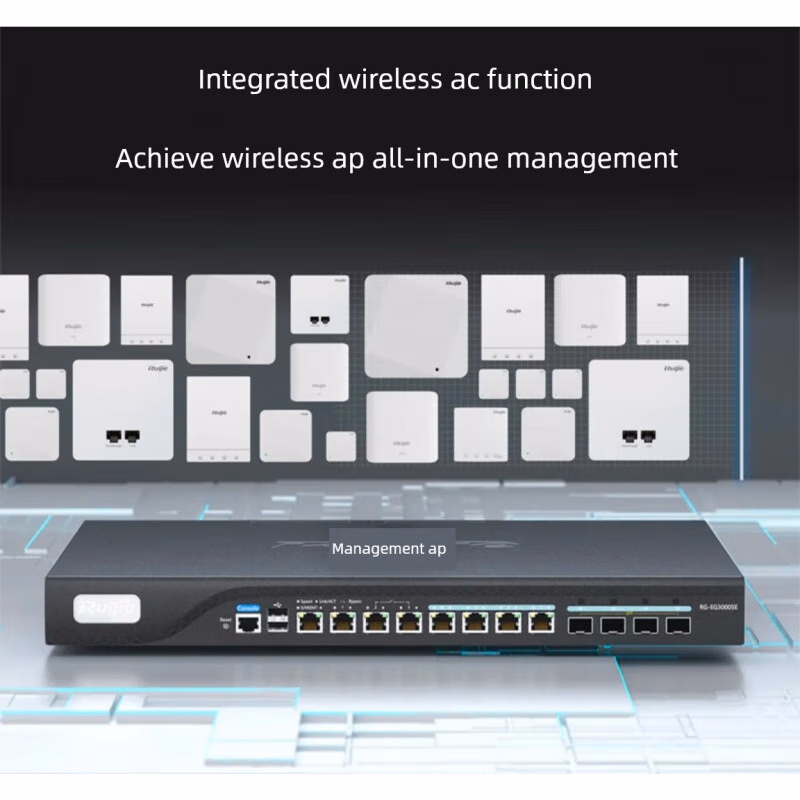 锐捷 RG-EG105G-E 5口全千兆多WAN口企业级网关路由器(图2)