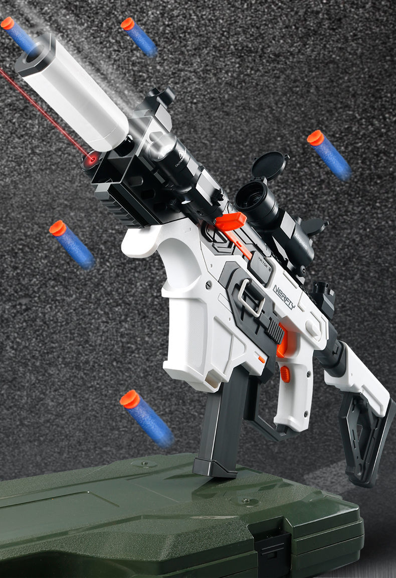 维克托抢 短剑电动发射自动上弹冲锋软弹抢超远射程吃鸡装备儿童男孩