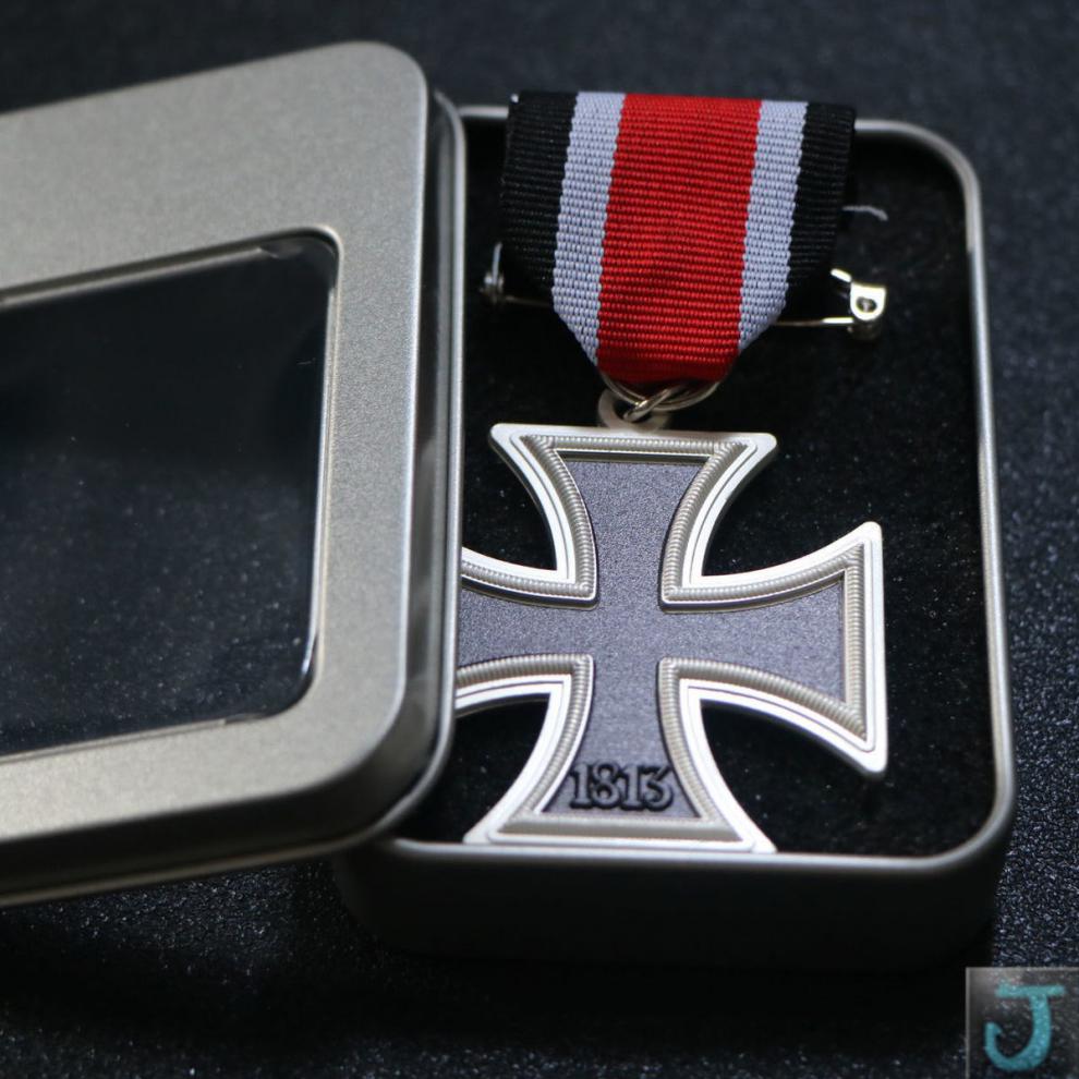 二战德国铁铁十字徽章勋章德意志二战德国德军骑士普鲁士十字鹰做旧