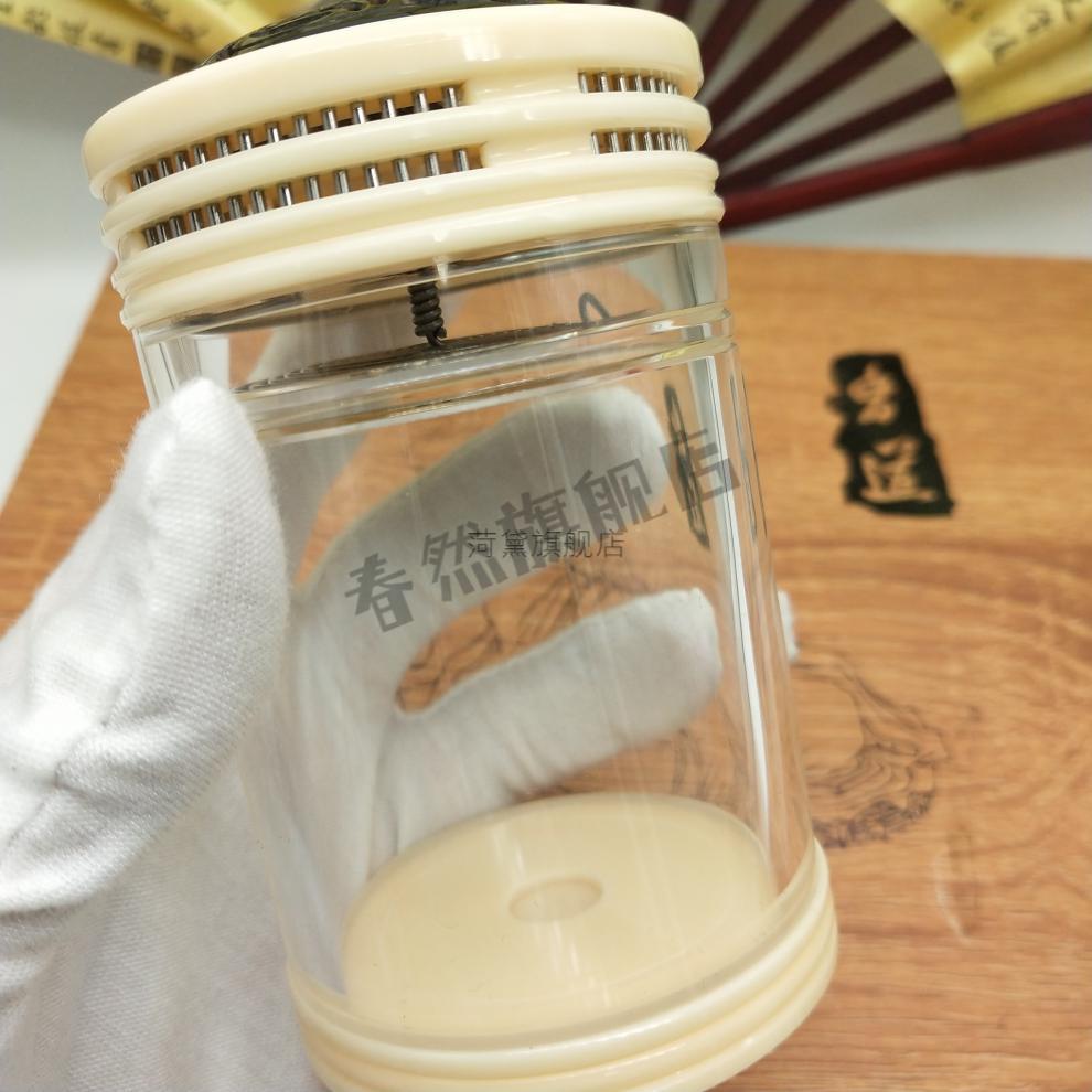 上海老谭蝈蝈罐 陈记有机玻璃上海名家老谭60双窗鸣虫蝈蝈叫罐送簧出