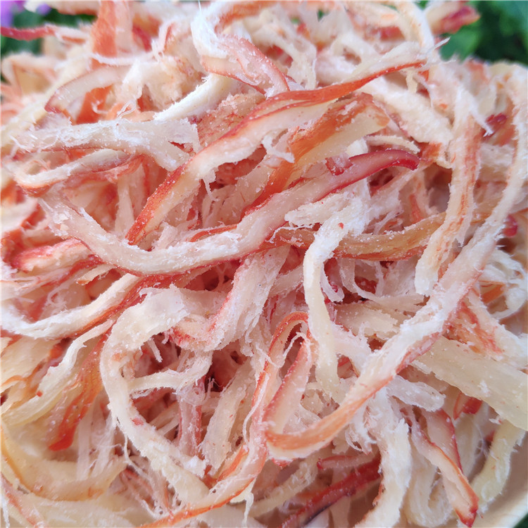凯偲洽 北海鱿鱼丝500g 手撕鱿鱼海鲜散装零食即食鱿鱼丝大包装z北海