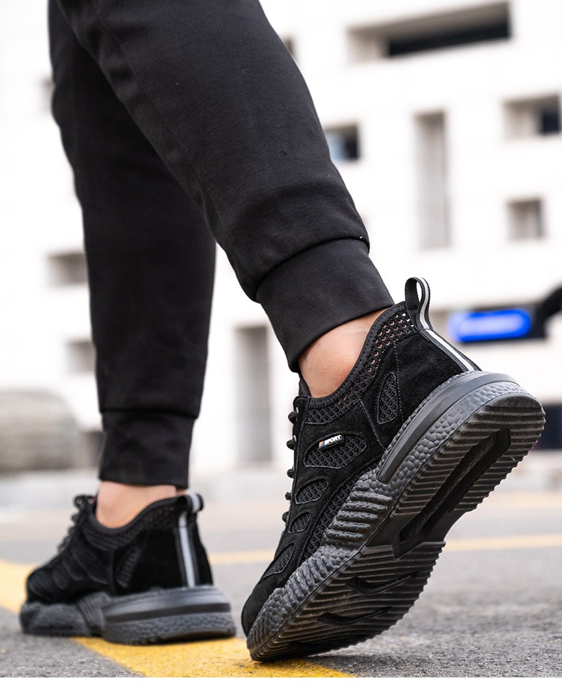 3m劳保鞋安全鞋男功能鞋夏季透气轻便钢头防砸防刺穿软底老保安全工地