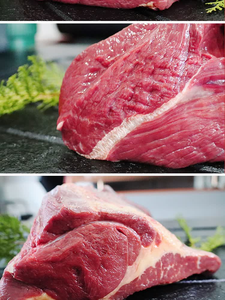 内蒙古阿拉善正宗双峰驼骆驼肉新鲜驼肉驼峰肉驼掌生肉冷冻 驼腩肉5斤