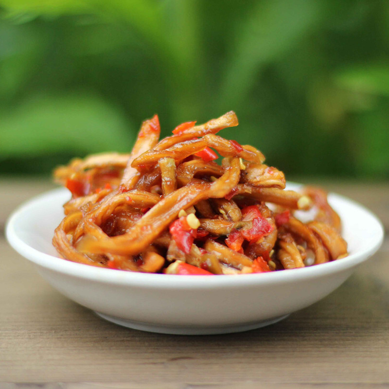 湖南农家特产腌制木瓜丝酱菜木瓜丁条木瓜干青木瓜丝咸菜下饭酱菜400g