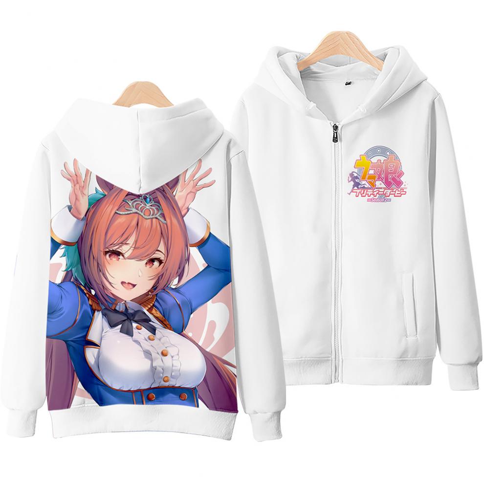 定制款赛马娘prettyderby周边拉链卫衣无声铃鹿痛衣动漫外套二次元15