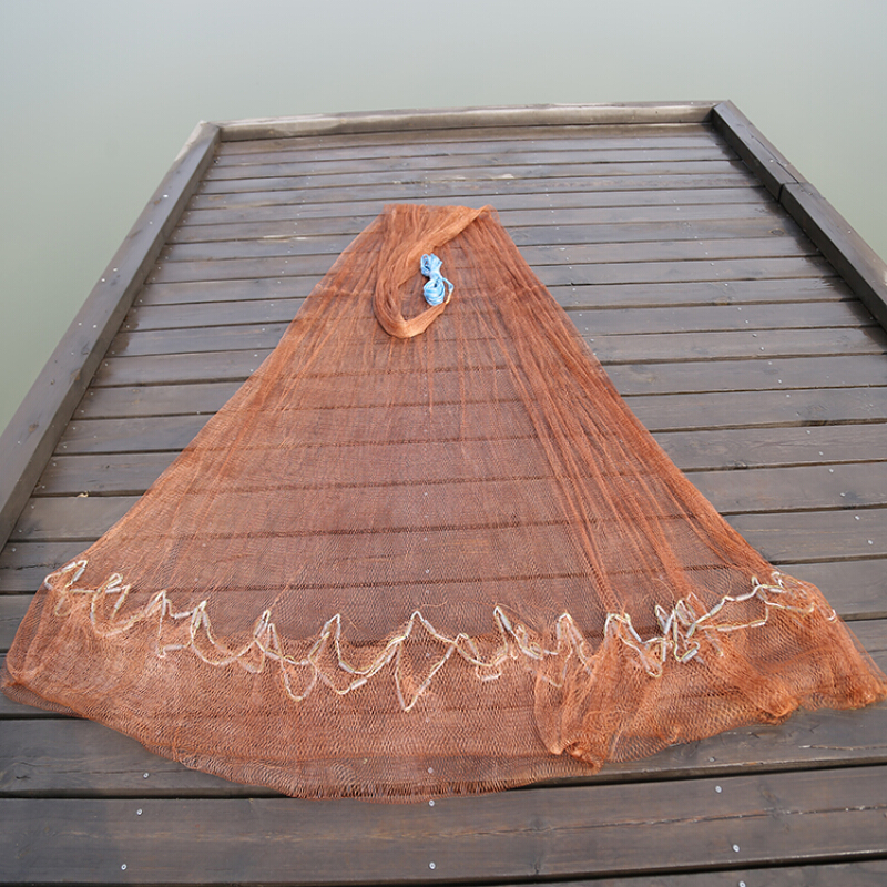 【官方旗舰】捕鱼网传统撒网手抛网渔网旋网手撒网老式打鱼网抡网捕鱼