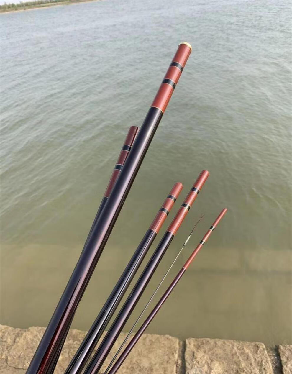 日本进口琥珀高碳台钓竿28调19调鱼竿手杆超轻超硬长节钓鱼竿 19调3
