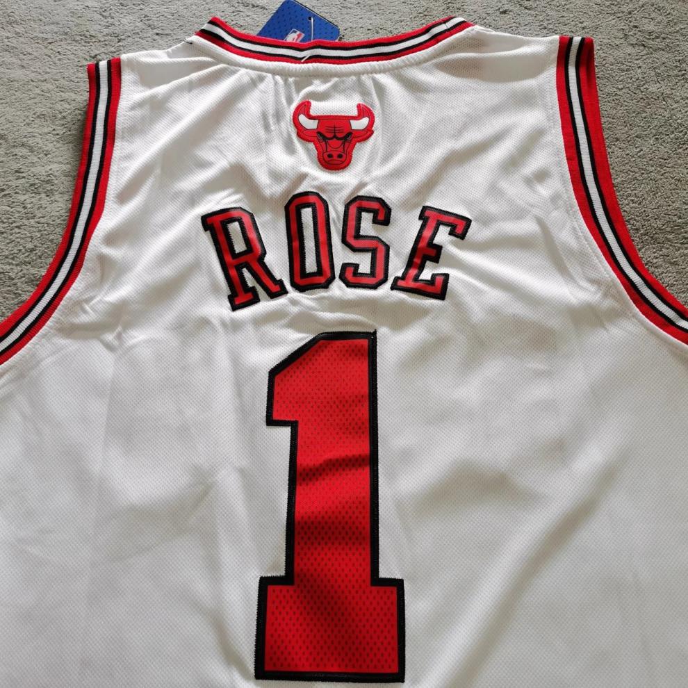 滕讯体育同款罗斯1号球衣公牛23号罗德曼91号复古刺绣背心男女篮球服