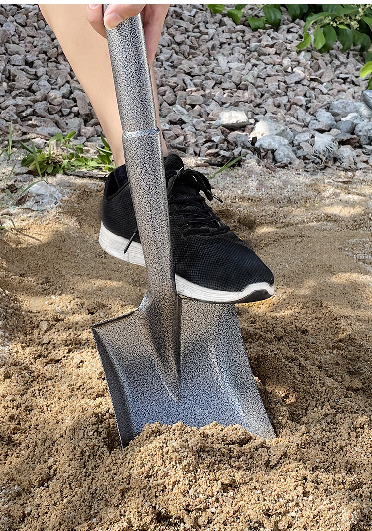 铁锹农用小铁铲子户外挖土全钢加厚园艺种花工具种菜神器家用铁锨