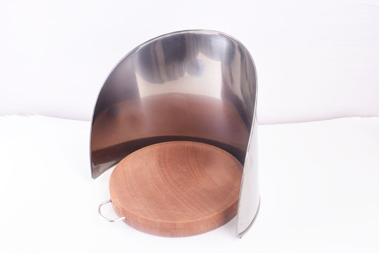 菜墩圆形 厨房专用菜板挡围切菜板挡板不锈钢刀板便携家用围菜墩围板