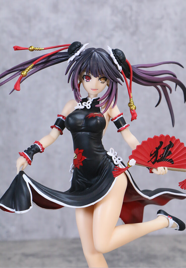 时崎狂三手办现货 约会大作战和服狂三旗袍时崎狂三模型动漫美少女