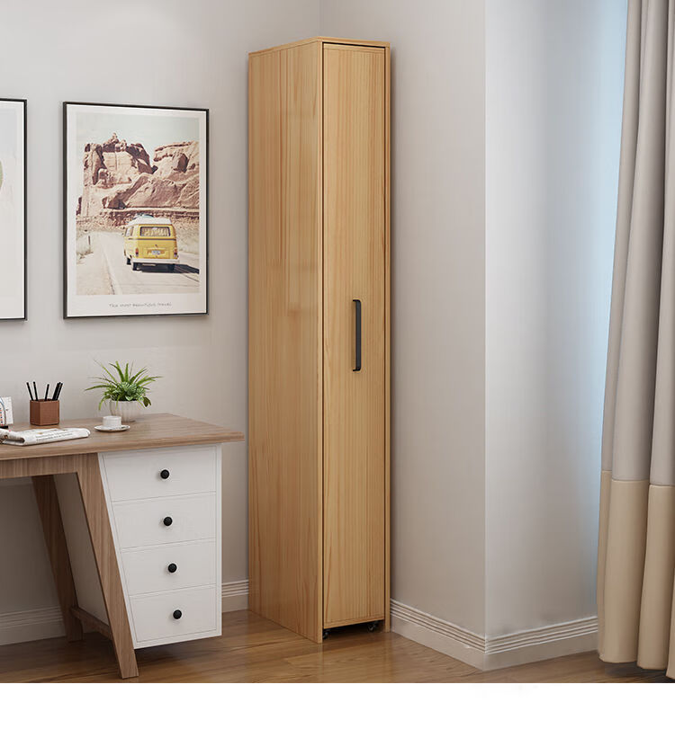 实木推拉书柜可移动隐形抽屉防尘书架客厅储物收纳组合抽拉式书橱书柜