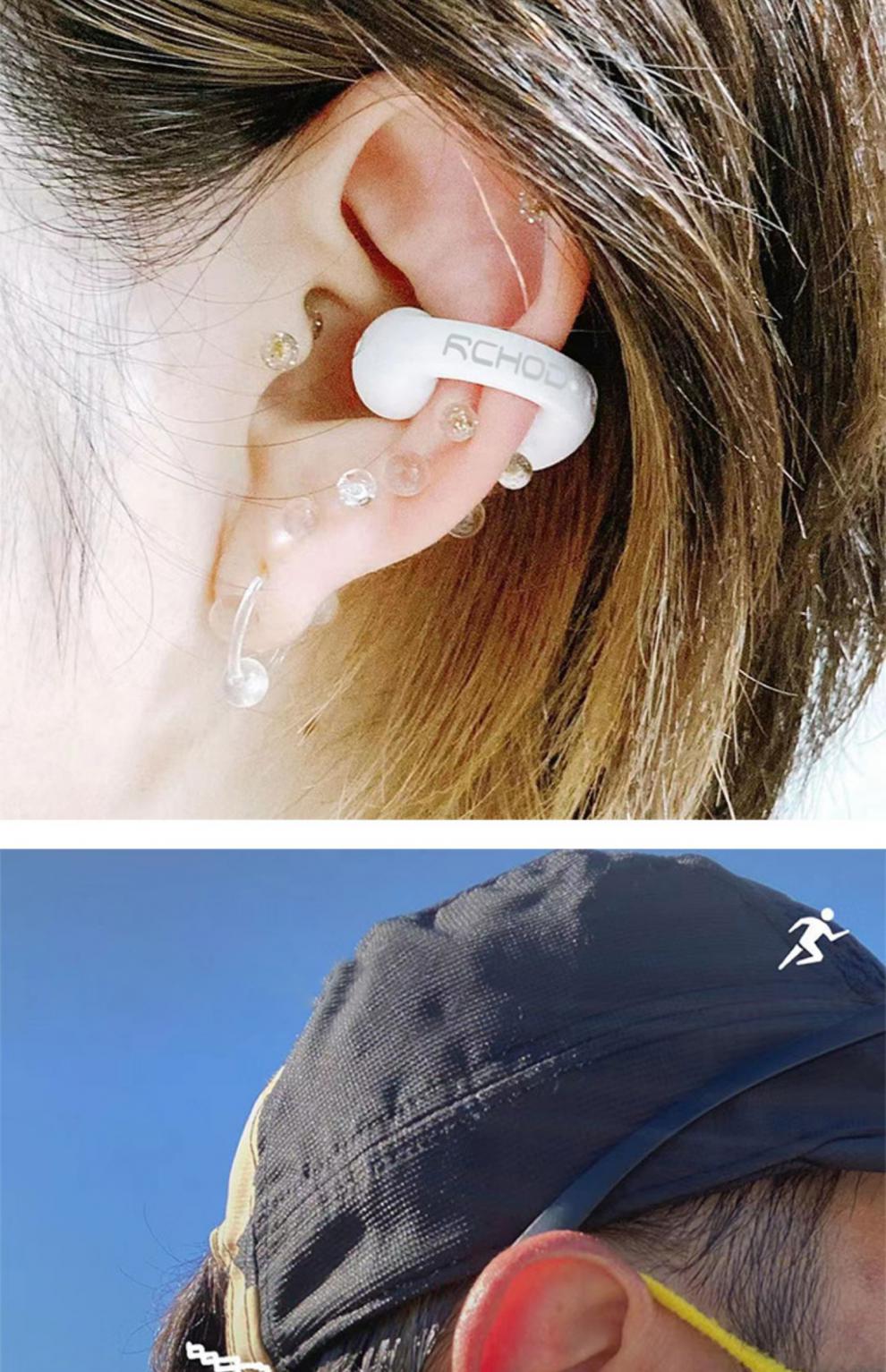 ambie 日本ambie耳环式蓝牙运动耳夹真无线骨传导耳机羽生结弦同款