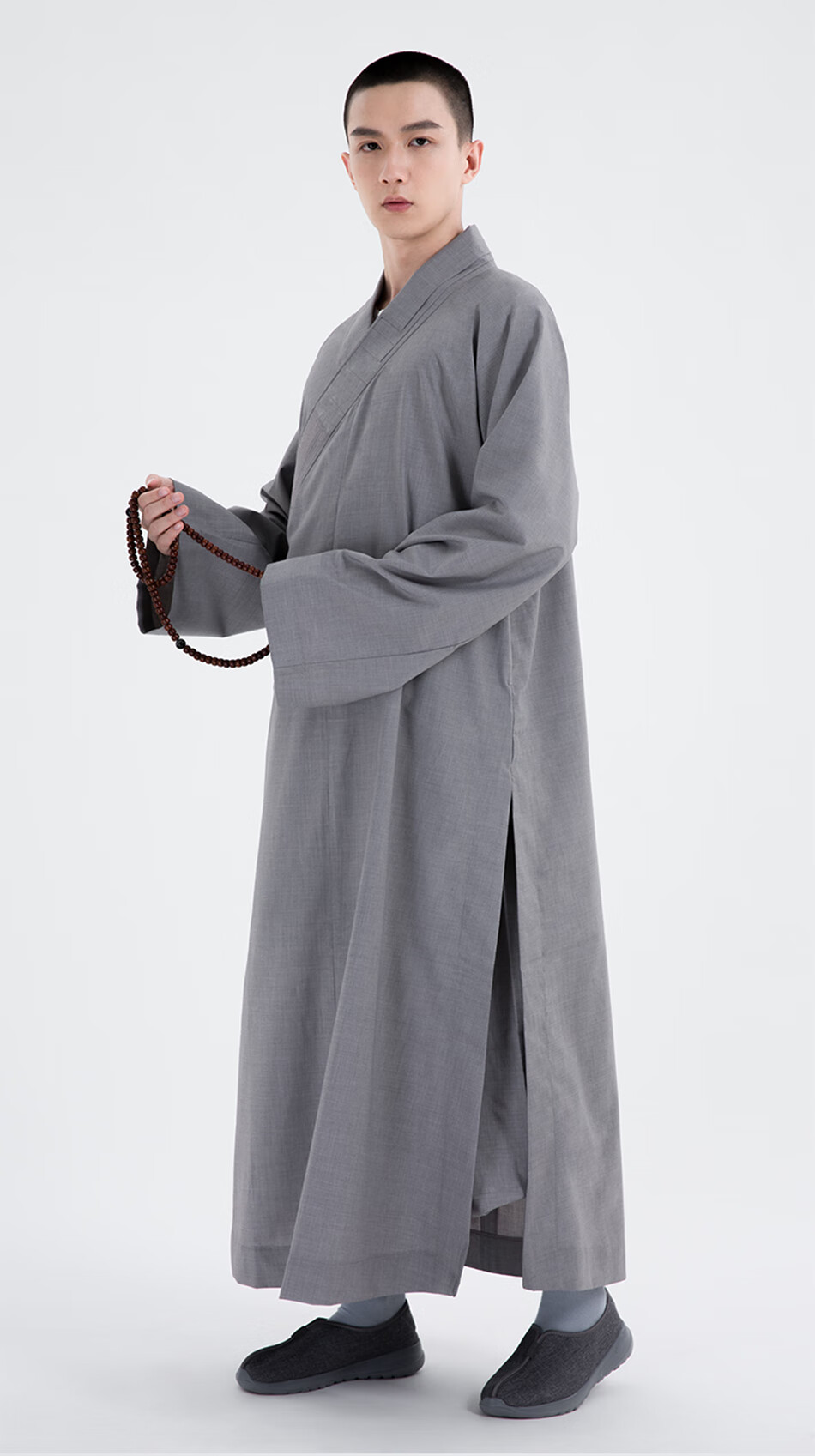 衣普西隆僧服大褂长褂夏季佛教禅修服和尚衣麻纱海清透气吸汗棉布出家