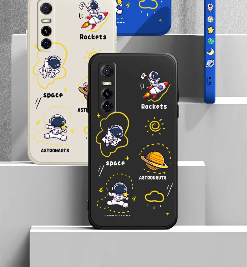 仁尼vivoy73s手机壳y52s中国风y93液态硅胶套y85防摔动漫情侣男y30