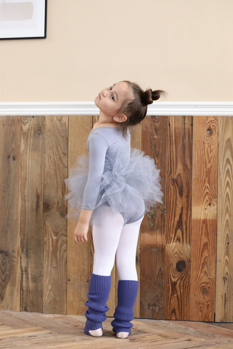 拉丁舞袜子儿童成人拉丁舞蹈腿套针织运动防护毛线芭蕾暖腿瑜伽踩脚