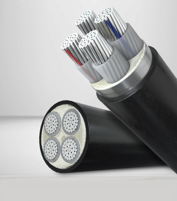 国标铝芯电缆线4芯35 50 120 185 240 300平方三相四芯电缆铝线 国标