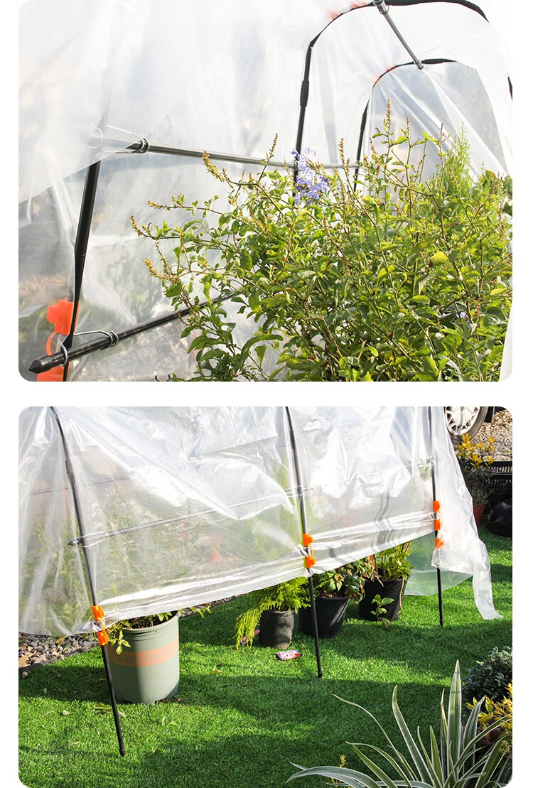 园艺保温小花房植物温室花棚户外防风防雨保温暖房罩家用冬季庭院防冻