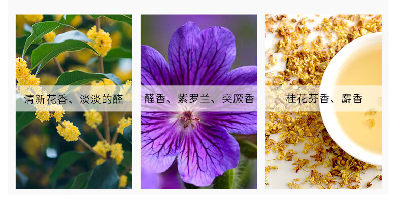 花之物语桂花香水女士清新淡香持香久学生自然花香45ml桂花香氛女士送女友 桂花香水45ML(单瓶)