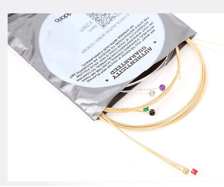 民谣吉他弦达达里奥琴弦ej16exp16琴弦1套吉他换弦木吉他弦线全套 ez