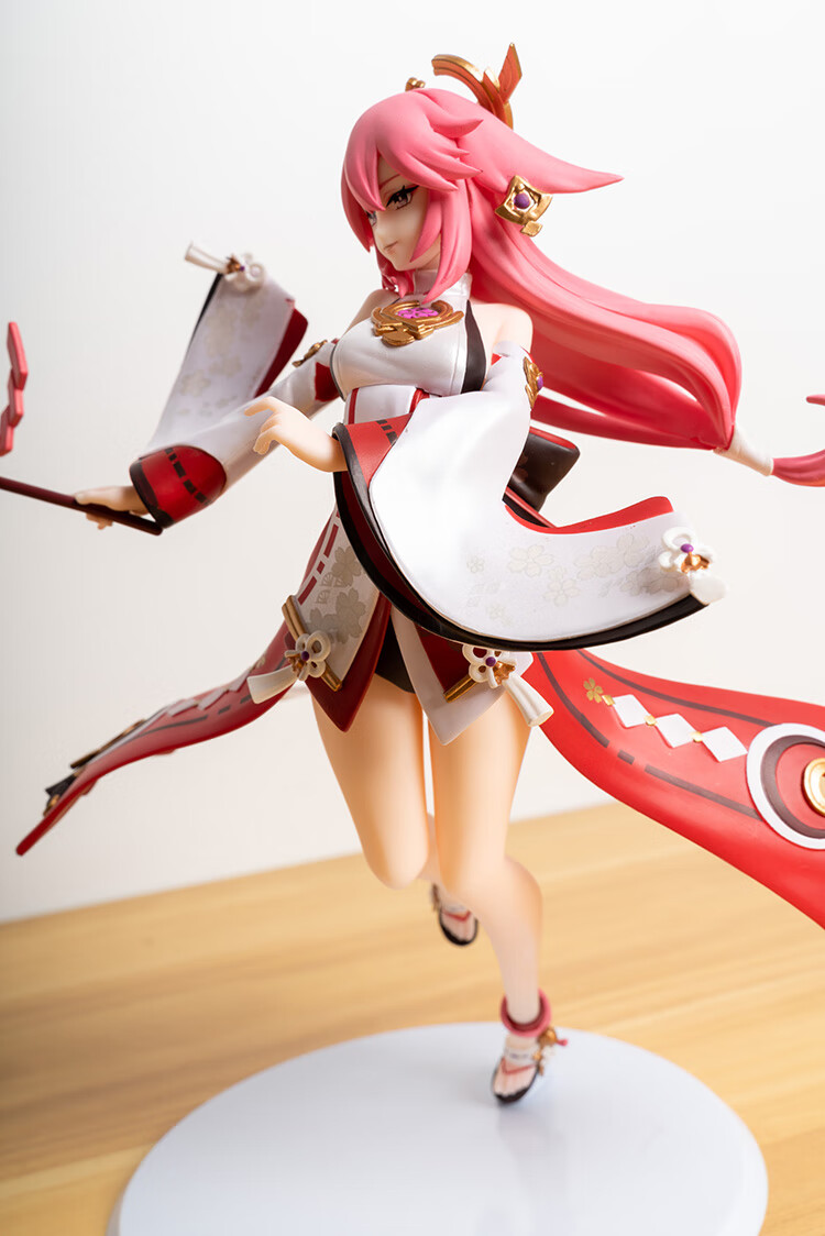 【官方旗舰】万代bandai米哈游原神手办同款八重神子大巫女二次元模型