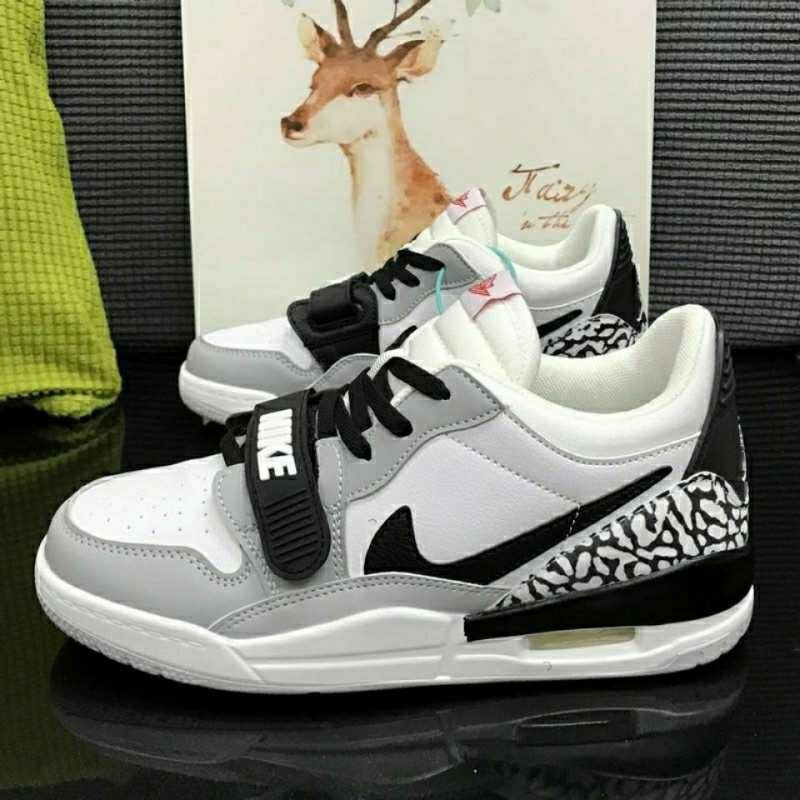 莆田aj官网纯原aj312美国队长篮球鞋低帮湖人白灰鞋百搭新款男女鞋