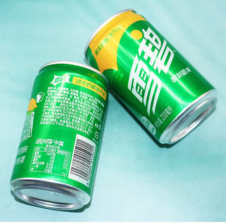碳酸饮料可爱型mini迷你罐200ml/罐小听装可乐芬达雪碧酷儿适量饮用