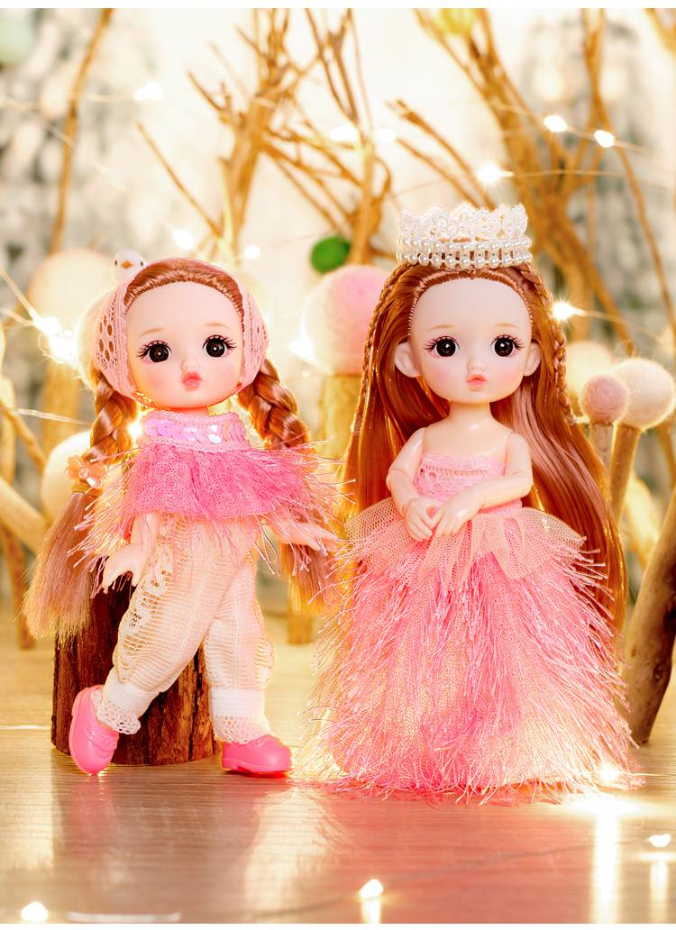 活石(living stones)洋娃娃套装玩具女孩公主玩偶仿真精致3岁4礼盒