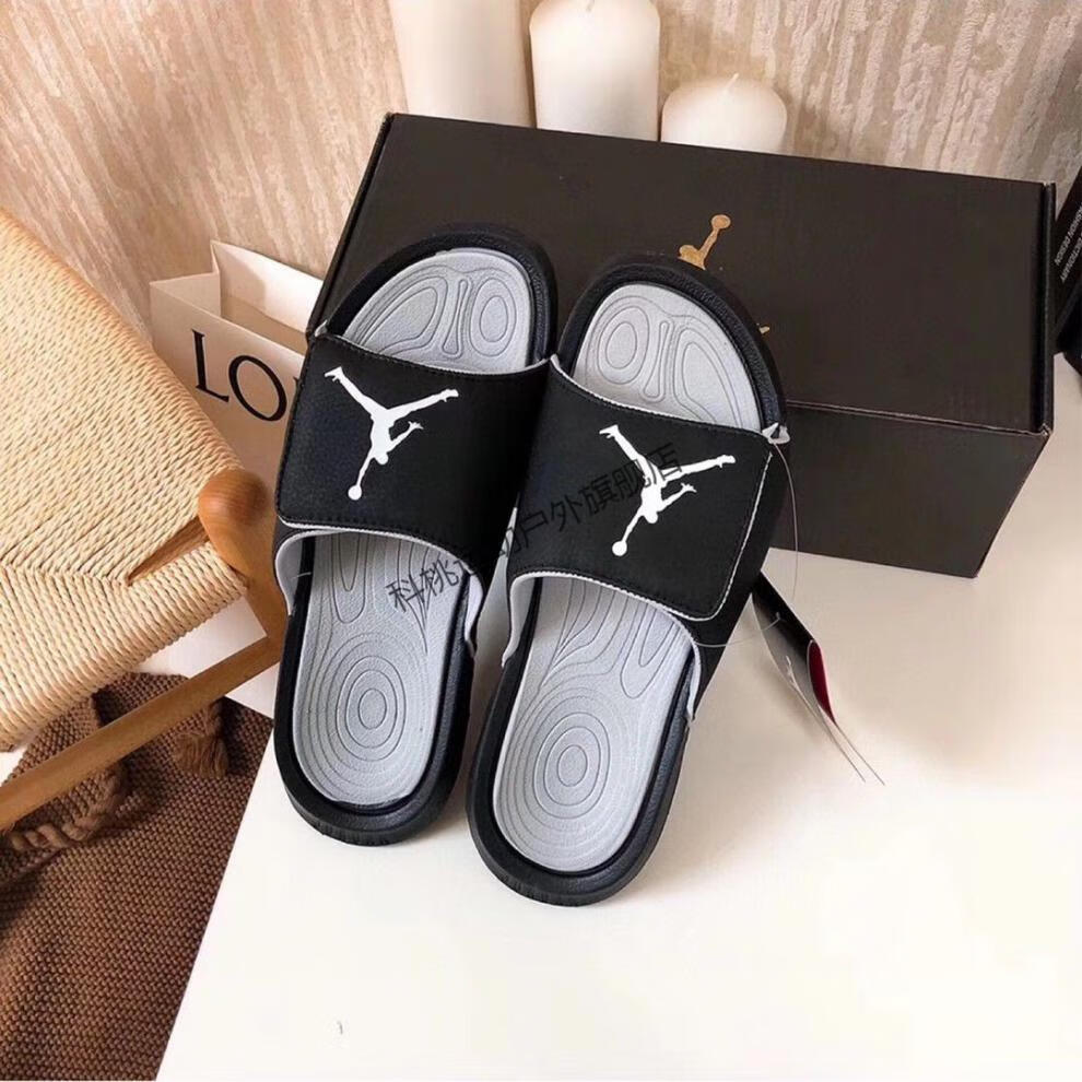 【自营官方旗舰】夏季潮牌飞人aj拖鞋乔6新版加厚男女沙滩凉拖学生