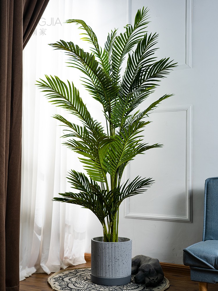 禾爽仿真绿植大型散尾葵凤尾葵凤尾竹仿真树绿植假树室内客厅落地植物