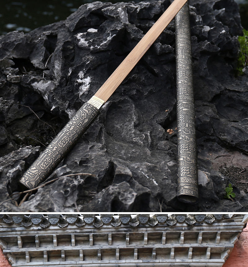 鞘武士刃拔刀训练武术表演道具未开刃玩具地藏一体刀带鞘整刀单层刀架