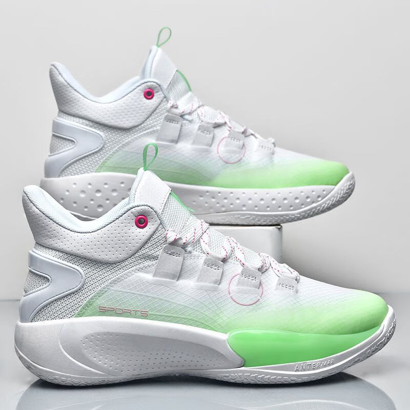 纯原音速9low比赛篮球鞋男女淡柔紫耐磨实战学生运动鞋摩擦有声音复刻