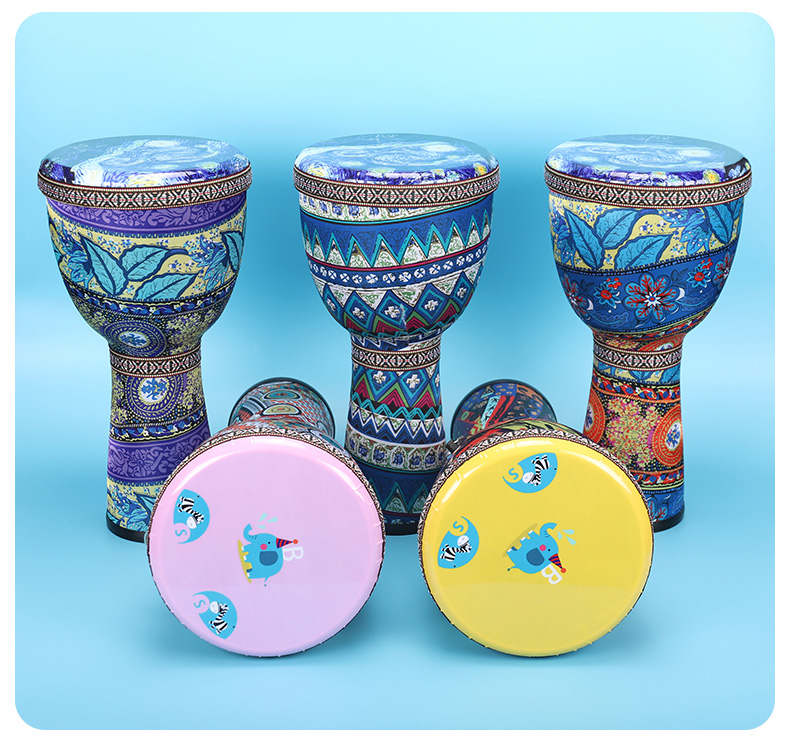 非洲鼓85寸pvc手鼓免调音儿童表演幼儿园初学方便携带轻便定制款85寸