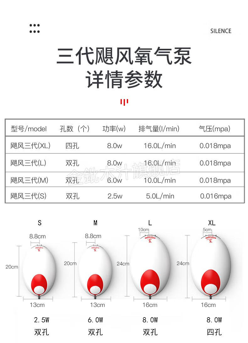 2022新款老鱼匠氧气泵老鱼匠鱼缸氧气泵超家用冲氧水泵打氧器养鱼水族