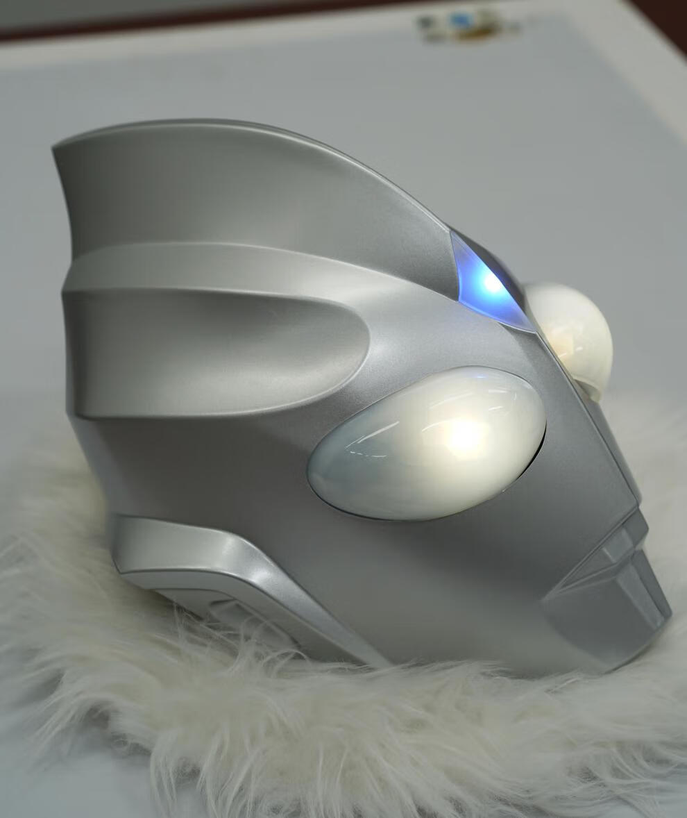 新款触摸迪迦奥特曼头套头盔可穿戴真人派队表演抖音同款 迪迦10d两灯