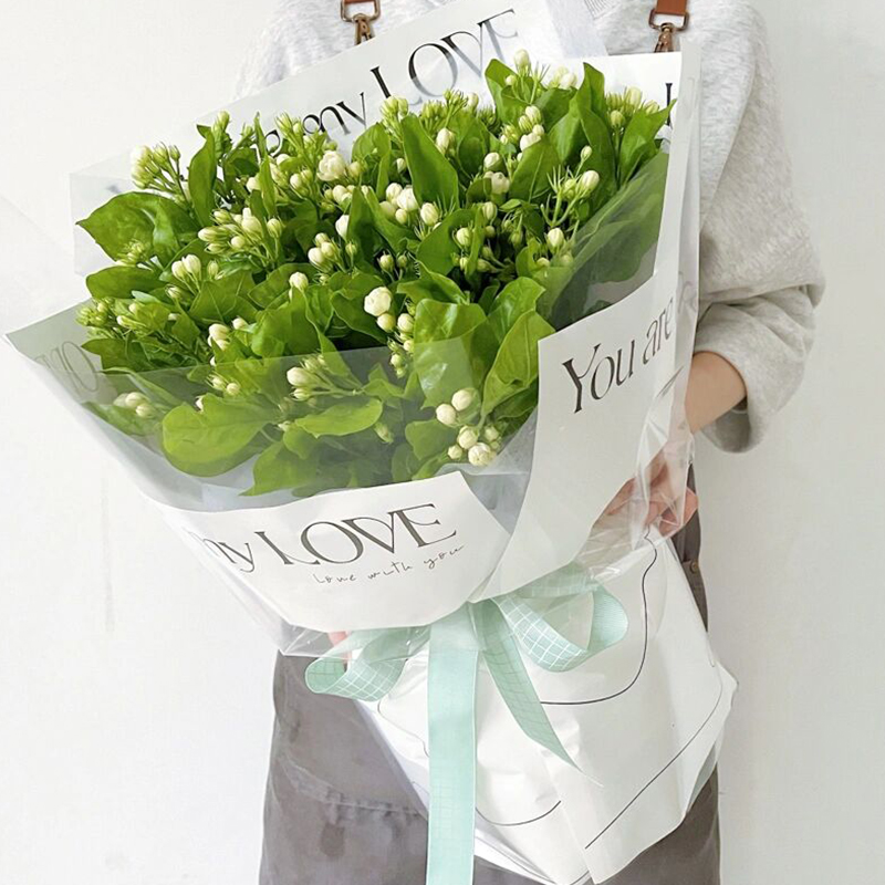 茉莉花束送男友茉莉花束男友生日君茉莉速递同城深圳北京杭州成都配花