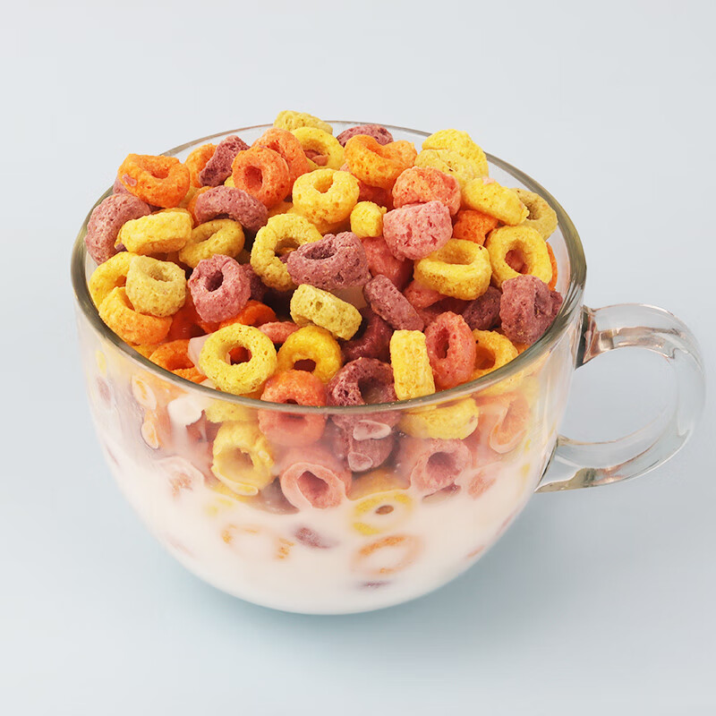 五折kelloggs家乐氏水果麦片五彩麦圈谷物代餐营养早餐冲饮即食1.