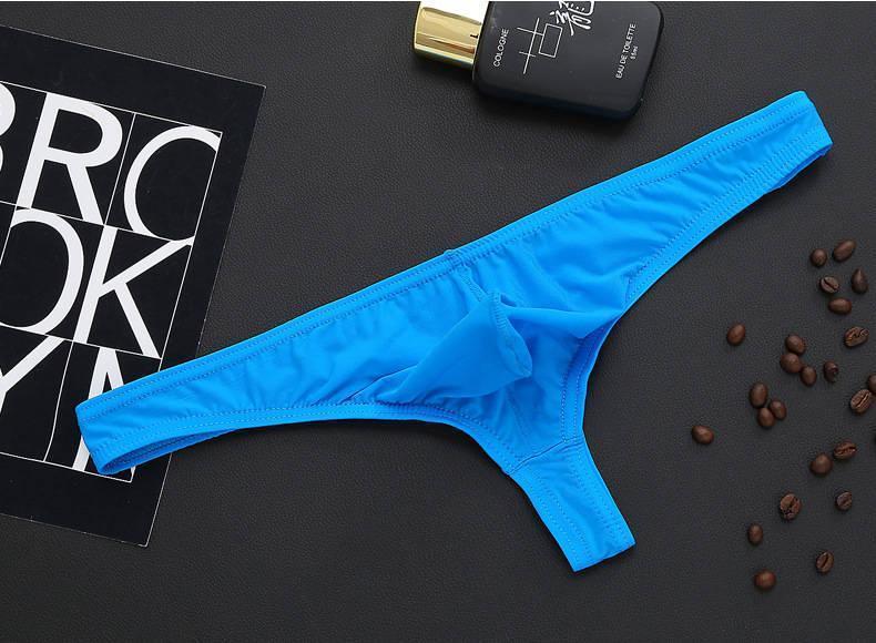 妙欲琳 男士内裤性感个性内裤男士透明三角内裤男士冰丝半透明男裤