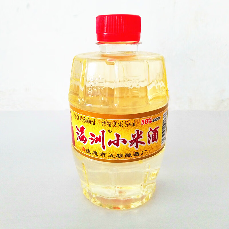 满洲小米酒42度原浆中国东北酒500毫升瓶装浓香型口粮养生酒 小米养生