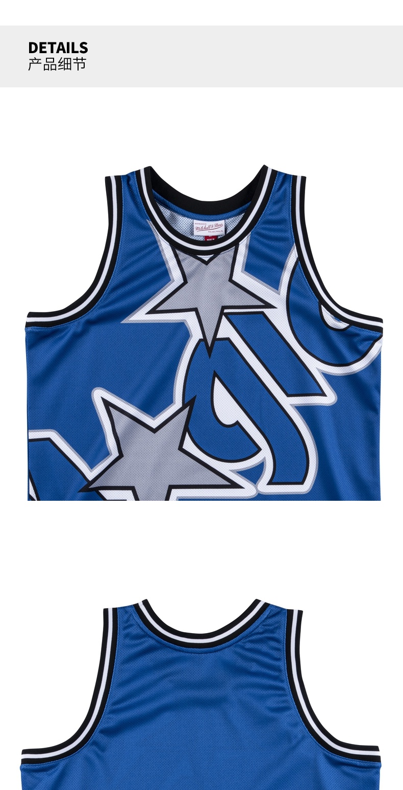 nba-mn 潮流-big face球衣-奥兰多魔术队 宝蓝色 s