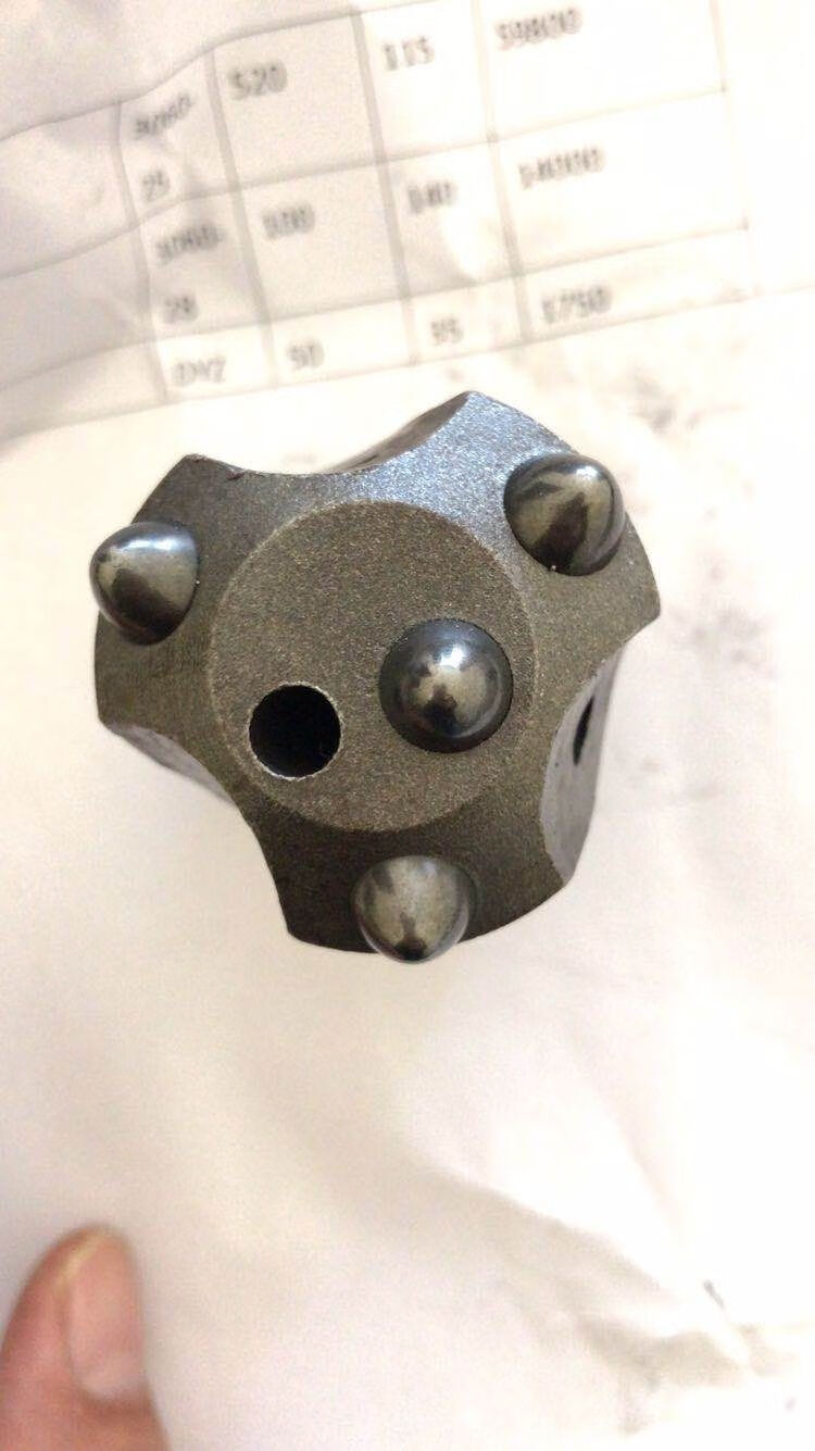 钻头打孔钻孔多功能普兰卡梅花钻头球齿钻头猫爪钻头柱齿钻头28凿岩机