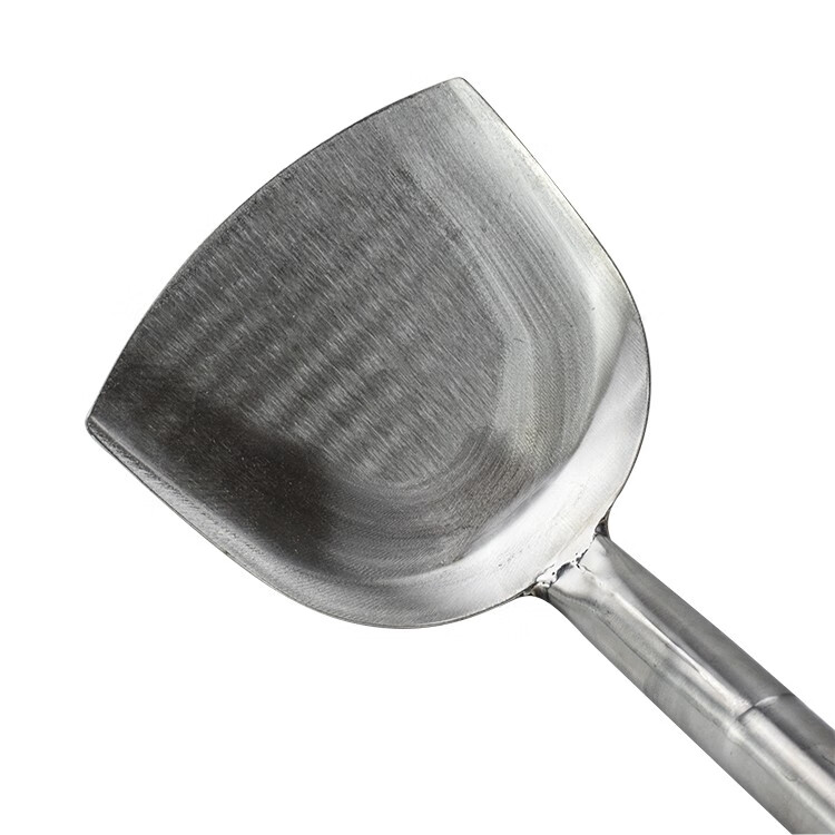 不锈钢大铲头磨砂锅铲头木柄大锅铲加厚大号食堂餐厅烹饪铲17cm铲头1