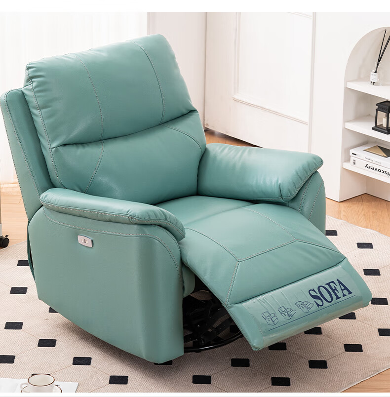 航空座椅家用 功能沙发头等太空沙发舱单人客厅懒人躺椅电动摇转按摩