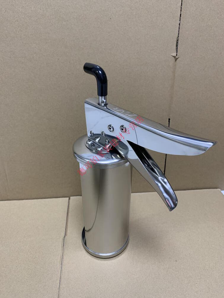 定制必胜客肯德基不锈钢汉堡酱枪架挤酱机沙拉酱番茄酱酱枪酱桶收纳架