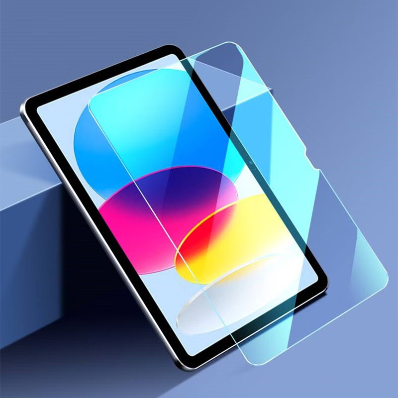 zonyee iPad第十代钢化膜/屏幕贴膜适用于2022苹果iPad 10.9英寸A2696 全屏钢化膜（1片）