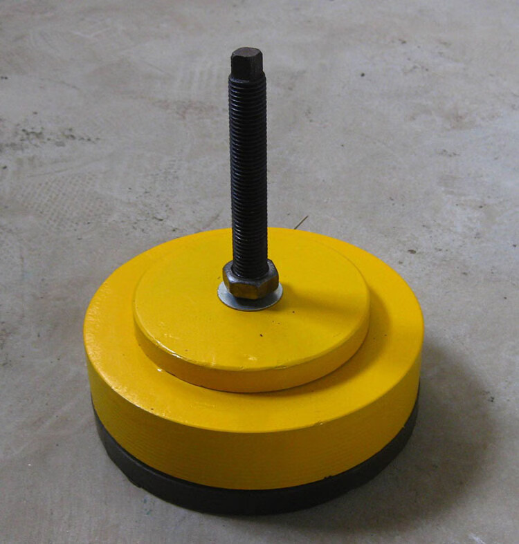 s78长城减震垫铁 铸铁直田防震垫块 重型顶杆垫铁 六爪减震垫铁 直径