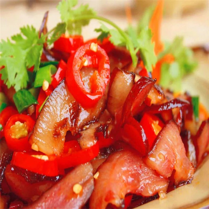 腊猪头肉 1个完整腊猪脸肉 湖南特产 烟熏腊肉 腊猪头 皮农家柴火 半