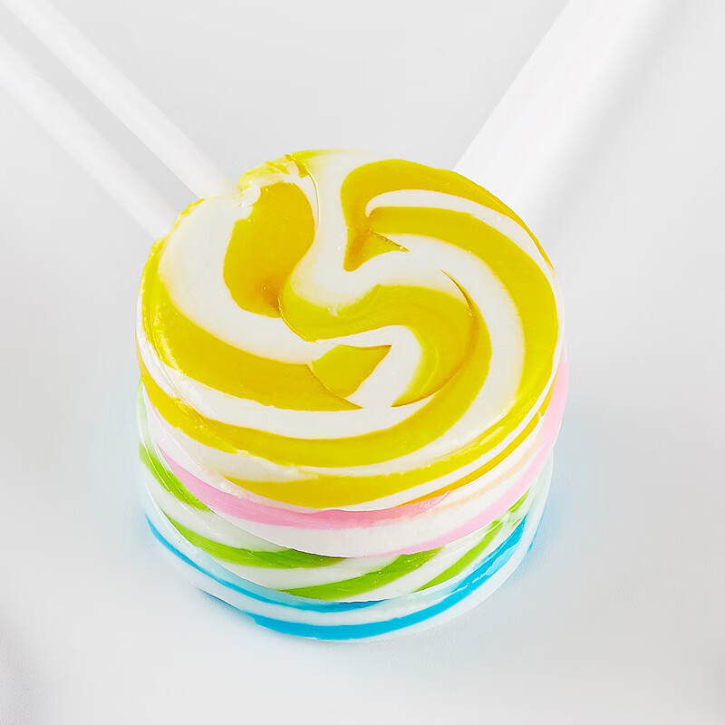 零食糖果超大棒棒糖硬糖高颜值彩虹棒棒糖网红波板.