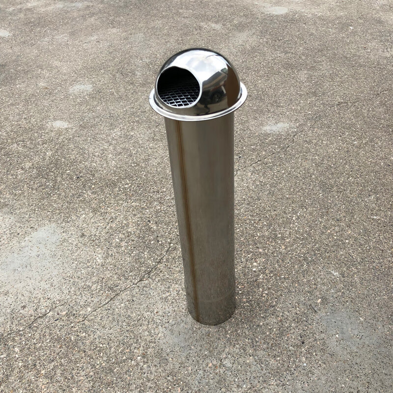 燃气天然气热水器不锈钢排气管罩子排气口防风管罩热水器配件防雨